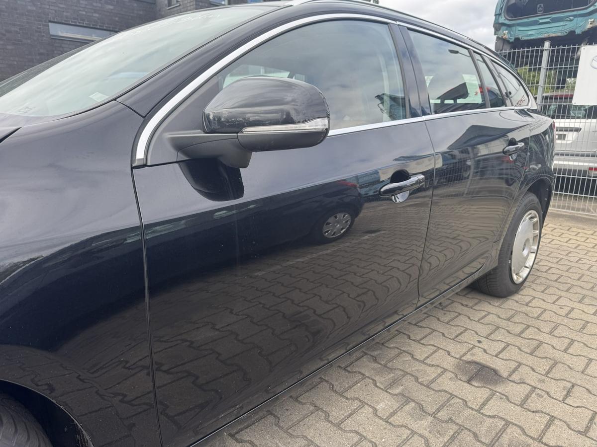 Volvo V60 original T&uuml;r vorn links 01900 Black Stone Rohbau Bj.2011